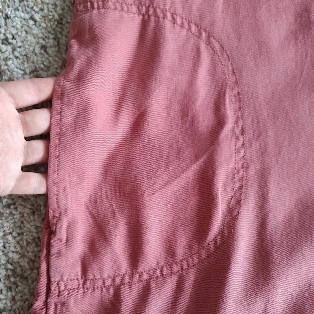 Lucky brand linen tencel button up shirt dress - Picture 4 of 6